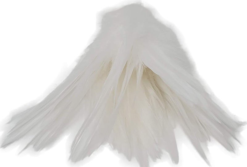 Creative Angler Saddle Hackle Fly Tying Materials - Natural Feathers for Wet Flies, Rooster Feathers, Hair Feathers for Crafts, Fly Tying Kit - Small Feathers Combo Pack of Steelhead Colored Feathers - Image 1